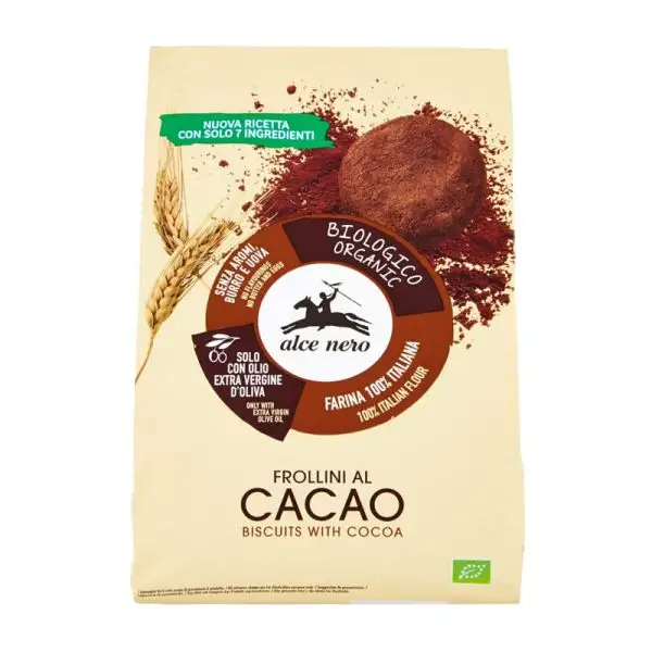Shop Grocery Online Alce Nero Organic cocoa biscuits 350g
