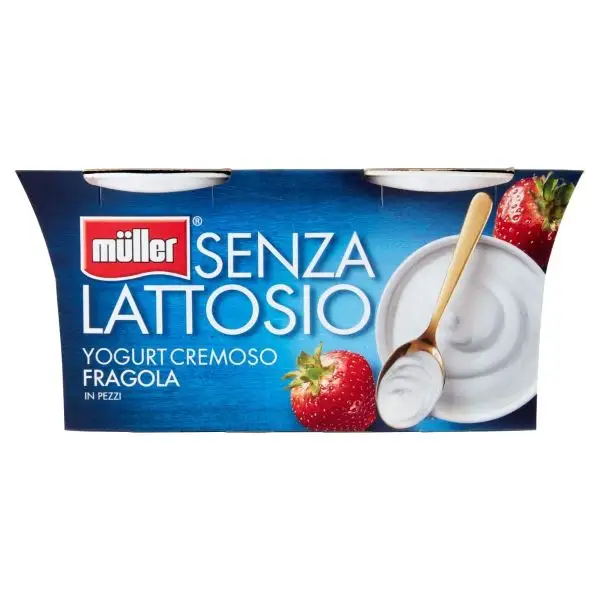 Müller Yogurt 0% Fragola gr. 125 x 2 Spesa online da Palermo verso