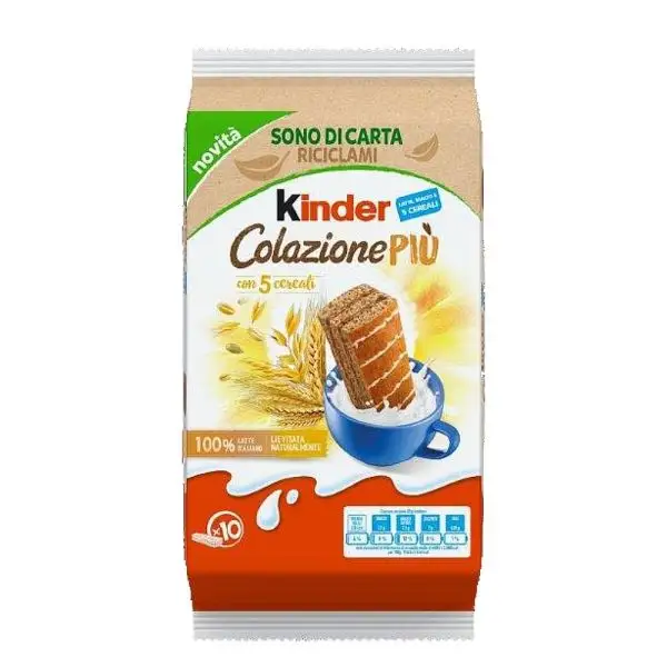 Ferrero Kinder colazione più x 10 gr. 290 Spesa online da Palermo verso  tutta Italia