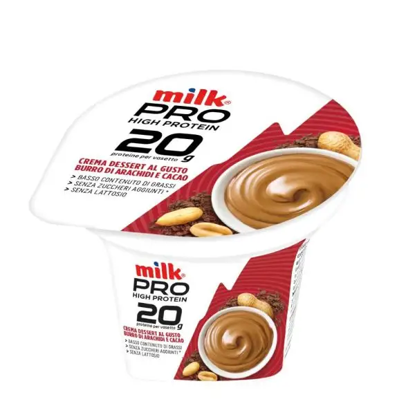 Milk Pro dessert proteico al burro di arachidi e cacao gr.200 Spesa online  da Palermo verso tutta Italia