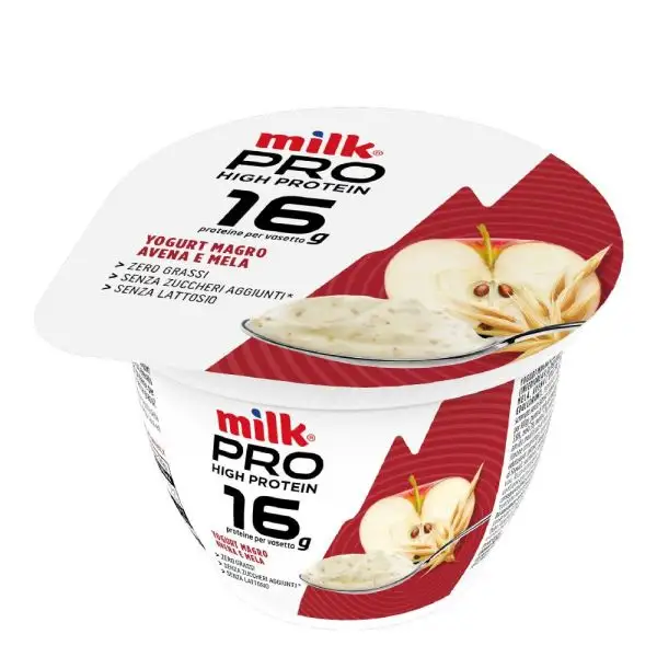 Milk Pro yogurt proteico magro all'avena e mela gr.180 Spesa online da  Palermo verso tutta Italia