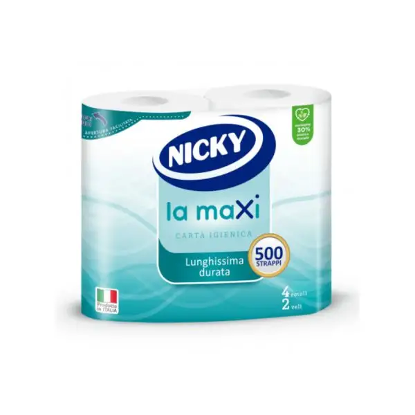 Nicky Carta Igienica La Maxi x 4 Spesa online da Palermo verso tutta Italia