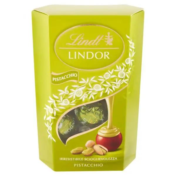 Lindt Lindor Milk Chocolate Truffles Pistachio – Chocolate & More
