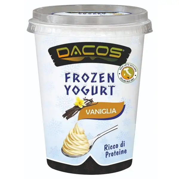 Dacos Frozen yogurt vaniglia gr.300 Spesa online da Palermo verso tutta  Italia