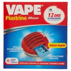 Vape Antizanzare Piastrine diffusore +10 piastrine
