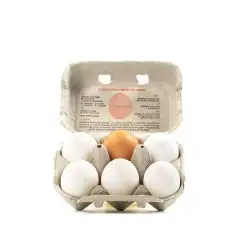 Giù Giù Uova fresche di galline ruspanti x 6
