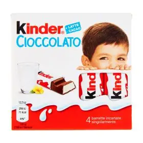 Ferrero Kinder Cioccolato confezione multipack x 4  gr. 50