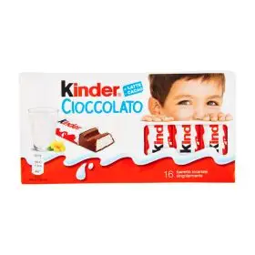 Ferrero Kinder Cioccolato confezione 16 pezzi gr. 200