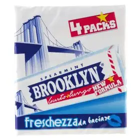 Brooklyn Chewing gum senza zucchero alla menta gr. 107