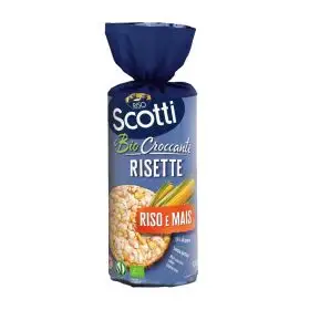 Scotti Risette Gallette di riso e mais bio croccanti gr. 150