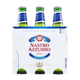 Nastro Azzurro Beer 3 x 33cl
