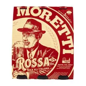 Moretti La rossa birra cl. 33 x 3