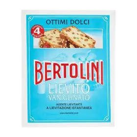Bertolini Lievito per dolci vanigliato gr. 64