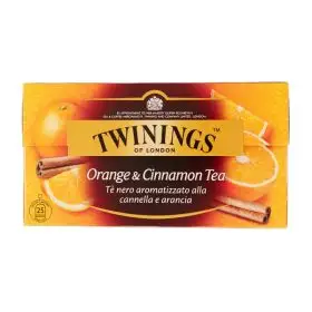 Twinings Tè nero all'arancia e cannella 25 filtri