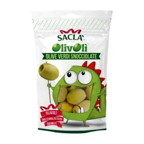 Sacla' Olivolà olive verdi snocciolate in busta gr. 185