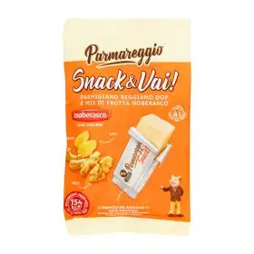 Parmareggio Snack&Vai Parmigiano Reggiano e mix di frutta Noberasco gr. 35