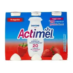 Danone Actimel yogurt actimel fragola gr. 100 x 6
