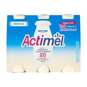 Danone Actimel yogurt da bere magro 0,1% bianco gr. 100 x 6