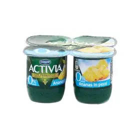 Danone Activia yogurt ananas 0% gr. 125 x 4