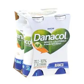 Danone Danacol yogurt bianco ml. 100 x 4