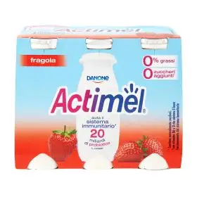 Danone Actimel yogurt da bere magro 0,1% alla fragola gr. 100 x 6