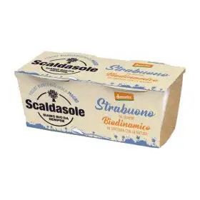 Scaldasole Organic low-fat white yogurt 115g x2