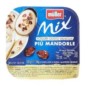 Müller Mix yogurt alla vaniglia e  mandorle gr. 150