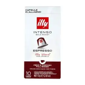 Illy Nespresso compatible capsules intense taste x 10