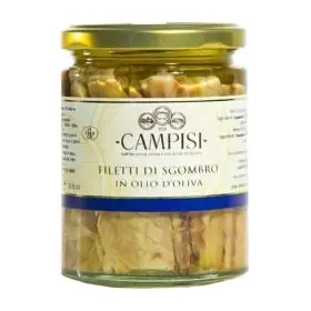 Campisi Mackerel fillets in olive oil 300g
