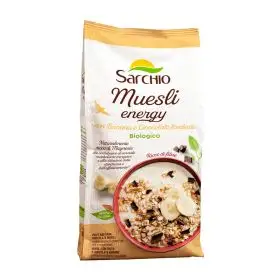 Sarchio Muesli energy mix di cereali con frutta e cioccolato gr.250