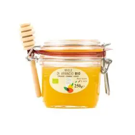 Giù Giù Orange blossom honey + spoon