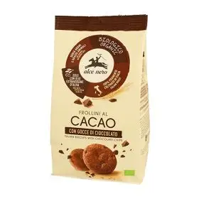 Alce Nero Organic cocoa choco chips biscuits 300g
