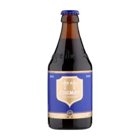 Chimay Belgian trappist blue beer 33 cl