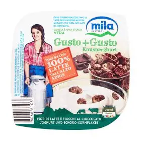 Mila Yogurt gusto + gusto fiordilatte e cioccolato gr. 150