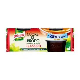 Knorr Cuore di brodo classico basso contenuto sale gr. 112