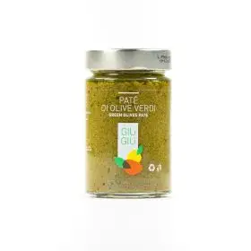 giù giù patè olive verdi gr. 200 sicilia siciliano prezzemolo e vitale