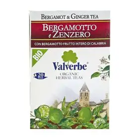 Valverbe Bio Organic brew bergamot ginger 20 filters