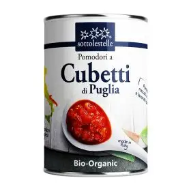 Sottolestelle Apulian diced tomatoes 400g