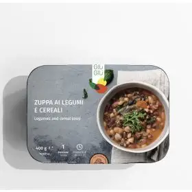Giù Giù Legumes and cereal soup with fresh vegetables 400g