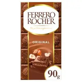 Ferrero Rocher tavoletta cioccolato al latte e nocciole gr.90