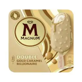 Algida Magnum Double Golden Caramel Billionaire x 3