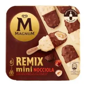 Algida Magnum Remix mini Nocciola x 6