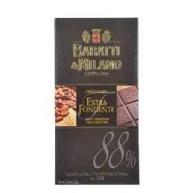 Baratti e Milano 88% extra dark chocolate bar 75g