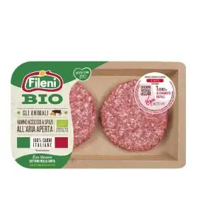 Fileni Hamburger bovino Bio gr.180