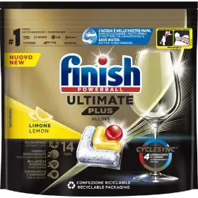 Finish Ultimate Plus Pastiglie Limone x14