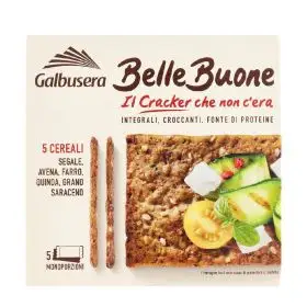 Galbusera BelleBuone Crackers ai 5 Cereali gr.200