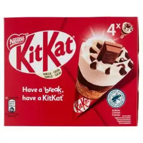 Nestlé Kitkat cono alla vaniglia 253g x 4