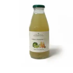 Le Eccellenze P&V Organic Lime and ginger drink 500ml