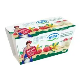 Mila Yogurt Lampone e Vaniglia g 125 x 2