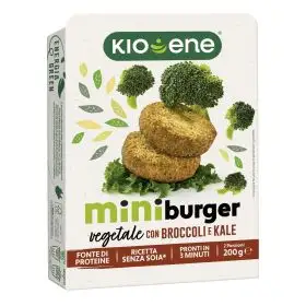 Kioene Mini burger vegetale broccoli e kale gr.200